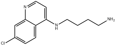 N1-(7-氯喹啉-4-基)丁烷-1,4-二胺,53186-45-1,结构式