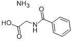 N-ベンゾイルグリシンアンモニウム 化学構造式