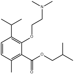 53206-74-9 3-[2-(Dimethylamino)ethoxy]-p-cymene-2-carboxylic acid isobutyl ester