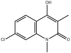 7-Chloro-1,3-dimethyl-4-hydroxyquinolin-2(1H)-one Structure