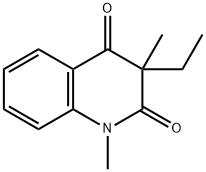 1,3-Dimethyl-3-ethyl-1,2,3,4-tetrahydroquinoline-2,4-dione Struktur