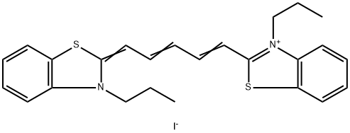 碘化-3,3ˊ-二丙基硫杂二羰花青, 53213-94-8, 结构式
