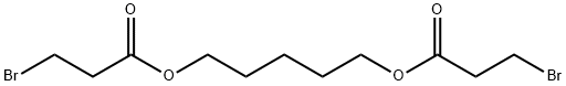 pentane-1,5-diyl bis(3-bromopropionate) Structure