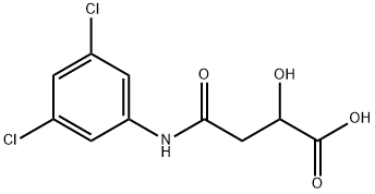 N-(3,5-dichlorophenyl)-2-hydroxysuccinamic acid,53219-96-8,结构式