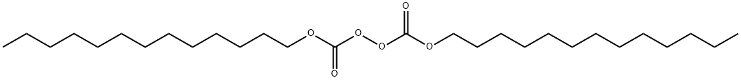 ペルオキシ二炭酸ジトリデシル 化学構造式