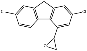 2,7-二氯芴-4-环氧乙烷 结构式