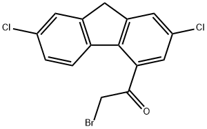 2,7-Dichlorofluorenyl BroMoMethyl Ketone Structure