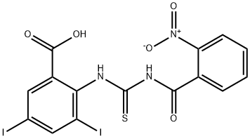 3,5-DIIODO-2-[[[(2-NITROBENZOYL)AMINO]THIOXOMETHYL]아미노]-벤조산