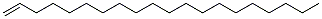 icos-1-ene Struktur