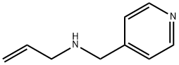 N-(4-ピリジニルメチル)-2-プロペン-1-アミン 化学構造式