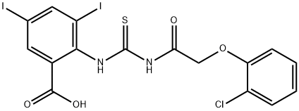 2-[[[[(2-클로로페녹시)아세틸]아미노]티옥소메틸]아미노]-3,5-디요오도-벤조산