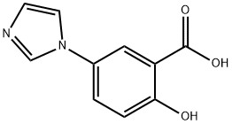 2-HYDROXY-5-IMIDAZOL-1-YL-BENZOIC ACID Struktur