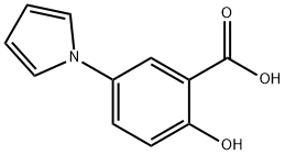 2-羟基-5-(1H-吡咯-1-基)苯甲酸,53242-70-9,结构式