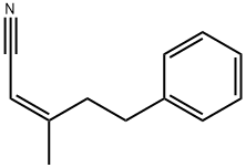 Z-3-甲基-5-苯基-2-戊烯腈,53243-59-7,结构式