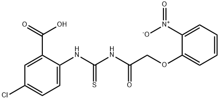 5-클로로-2-[[[[(2-NITROPHENOXY)ACETYL]AMINO]THIOXOMETHYL]AMINO]-BENZOICACID