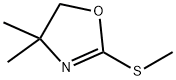 4,5-Dihydro-4,4-dimethyl-2-(methylthio)oxazole Structure