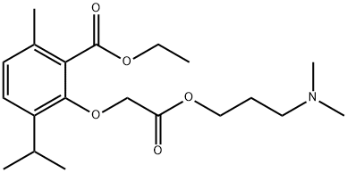 3-Isopropyl-6-methyl-2-(3-dimethylaminopropyloxycarbonylmethoxy)benzoic acid ethyl ester|