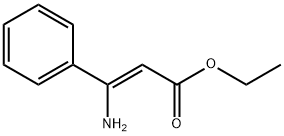 (Z)-3-氨基-3-苯基-2-丙烯酸乙酯,53256-19-2,结构式