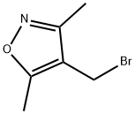 4-(溴甲基)-3,5-二甲基-1,2-噁唑 结构式