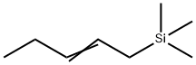 Trimethyl[(2E)-1-methyl-2-butenyl]silane Structure