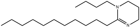 1-ブチル-1,4,5,6-テトラヒドロ-2-ウンデシルピリミジン 化学構造式