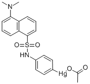 4-DANSYLAMINOPHENYLMERCURIC ACETATE,53282-60-3,结构式