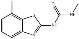 Urea, N-methyl-N-(7-methyl-2-benzothiazolyl)- (9CI) 结构式