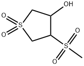 3-羟基-4-甲磺酰基-1Λ6-硫杂环戊烷-1,1-二酮,非对映异构体的混合物,53287-33-5,结构式