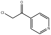 Ethanone, 2-chloro-1-(4-pyridinyl)- (9CI) 化学構造式