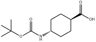 Trans-4-(Boc-amino)cyclohexanecarboxylic acid Structure