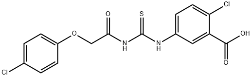 532951-27-2 2-CHLORO-5-[[[[(4-CHLOROPHENOXY)ACETYL]AMINO]THIOXOMETHYL]AMINO]-BENZOIC ACID