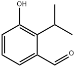 Benzaldehyde, 3-hydroxy-2-(1-methylethyl)- (9CI) Structure