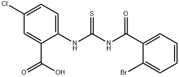 2-[[[(2-BROMOBENZOYL)AMINO]THIOXOMETHYL]AMINO]-5-클로로-벤조산