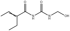 533-33-5 2-Ethyl-N-[[(hydroxymethyl)amino]carbonyl]-2-butenamide