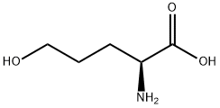 2-氨基-5-羟基戊酸, 533-88-0, 结构式