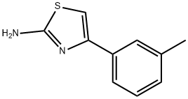 4-M-TOLYL-THIAZOL-2-YLAMINE Struktur