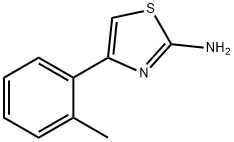 2-氨基-4-邻甲苯基噻唑,5330-79-0,结构式