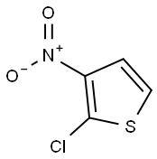 2-氯-3-硝基噻酚 结构式