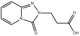 3-Oxo-1,2,4-triazolo[4,3-a]pyridine-2(3H)-propanoic acid Struktur