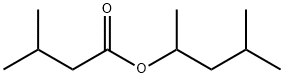 Butanoic acid, 3-Methyl-, 1,3-diMethylbutyl ester 化学構造式
