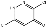 4(1H)-PYRIDAZINONE, 3,6-DICHLORO-,53337-81-8,结构式