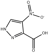 4-ニトロ-3-ピラゾ-ルカルボン酸 化学構造式