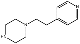 1-(2-ピリジン-4-イルエチル)ピペラジン 化学構造式