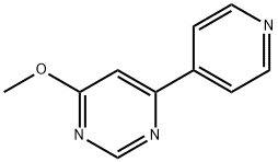 4-甲氧基-6-(吡啶-4-基)嘧啶,53345-66-7,结构式