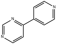 Pyrimidine, 4-(4-pyridinyl)- (9CI) 化学構造式