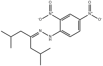 N-(2,6-dimethylheptan-4-ylideneamino)-2,4-dinitro-aniline 化学構造式