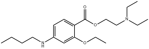 4-(Butylamino)-2-ethoxybenzoic acid 2-(diethylamino)ethyl ester 结构式