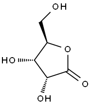 D(+)-Ribonic acid gamma-lactone Structure