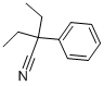 2-フェニル-2-エチルブタンニトリル 化学構造式
