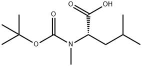 Boc-N-methyl-L-leucine Struktur